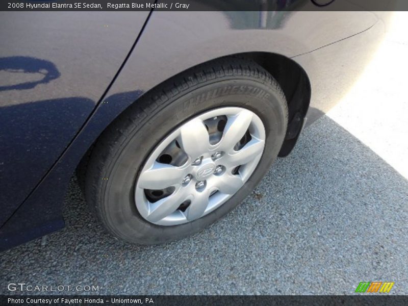 Regatta Blue Metallic / Gray 2008 Hyundai Elantra SE Sedan