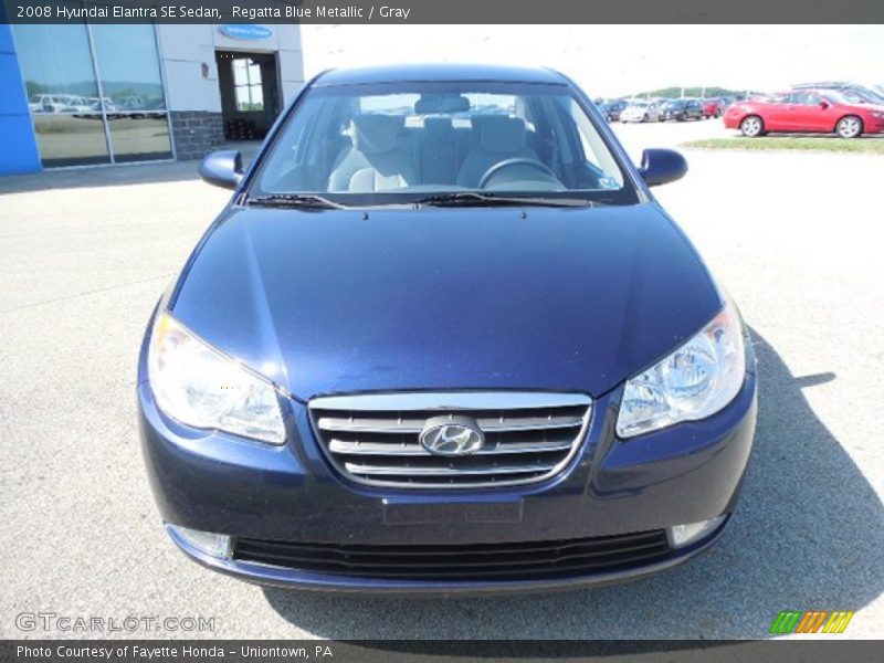 Regatta Blue Metallic / Gray 2008 Hyundai Elantra SE Sedan