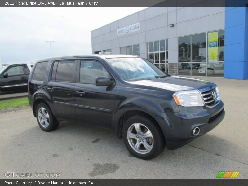 Bali Blue Pearl / Gray 2012 Honda Pilot EX-L 4WD