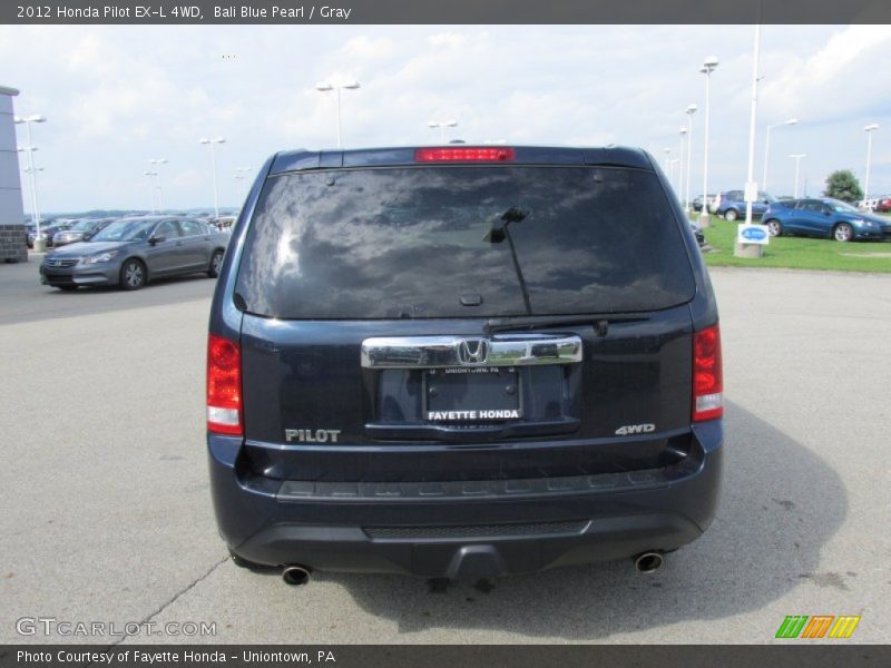 Bali Blue Pearl / Gray 2012 Honda Pilot EX-L 4WD