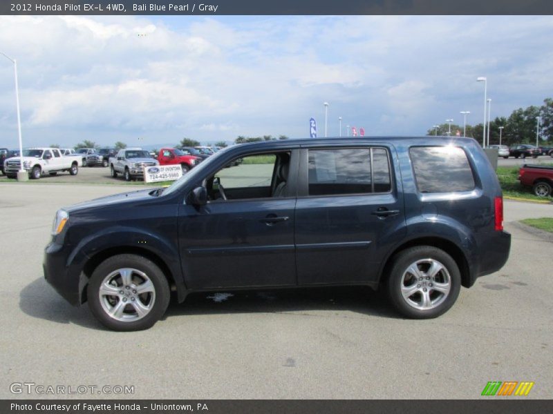 Bali Blue Pearl / Gray 2012 Honda Pilot EX-L 4WD
