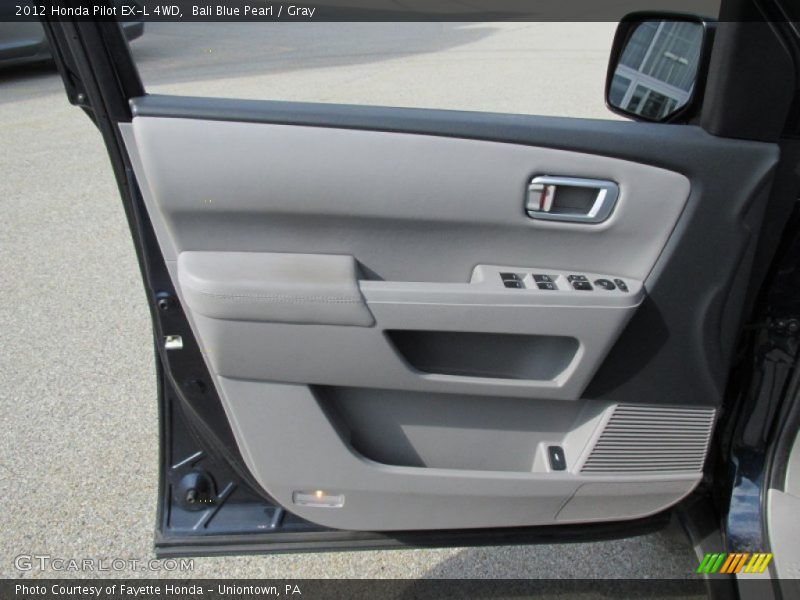 Bali Blue Pearl / Gray 2012 Honda Pilot EX-L 4WD