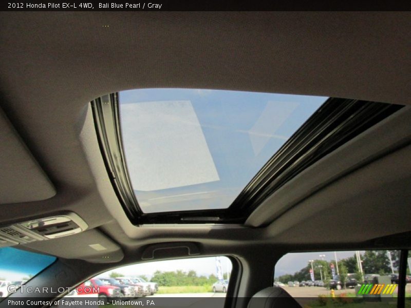 Bali Blue Pearl / Gray 2012 Honda Pilot EX-L 4WD