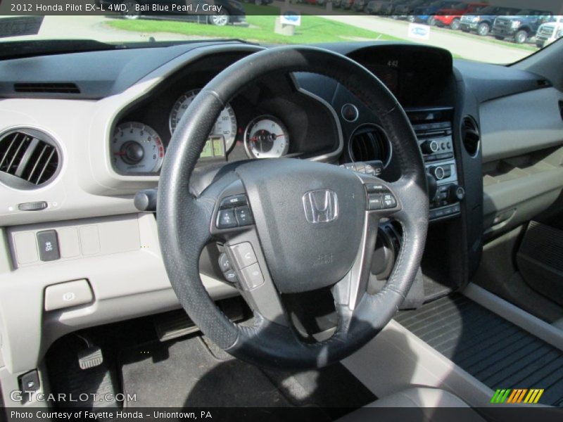 Bali Blue Pearl / Gray 2012 Honda Pilot EX-L 4WD