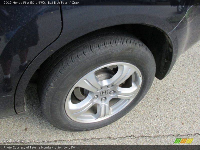 Bali Blue Pearl / Gray 2012 Honda Pilot EX-L 4WD