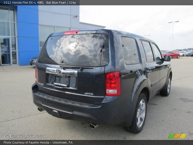 Bali Blue Pearl / Gray 2012 Honda Pilot EX-L 4WD