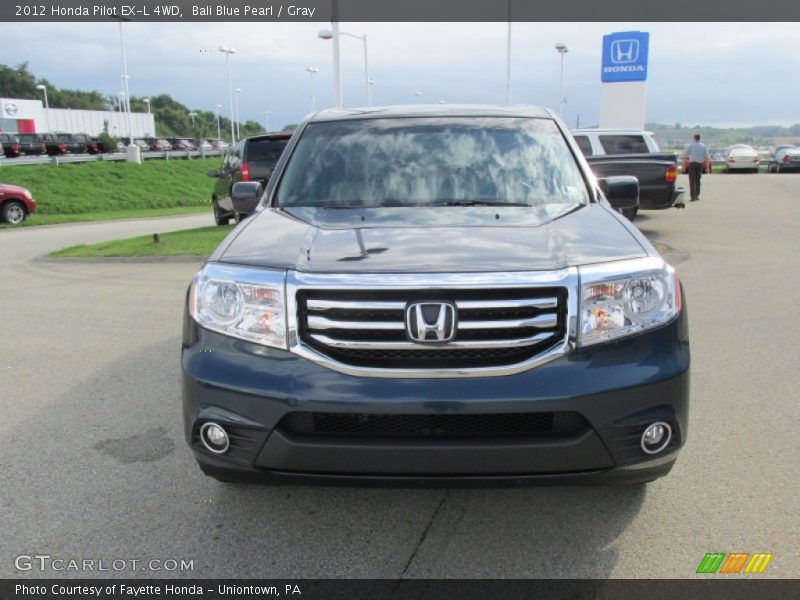 Bali Blue Pearl / Gray 2012 Honda Pilot EX-L 4WD