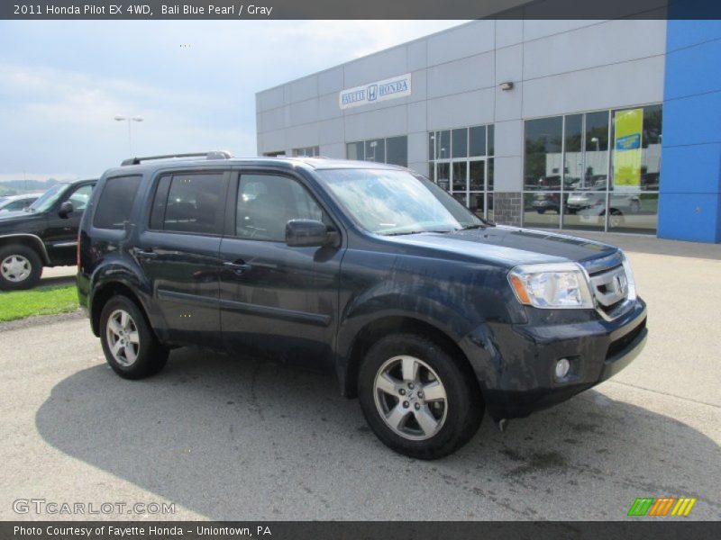 Bali Blue Pearl / Gray 2011 Honda Pilot EX 4WD