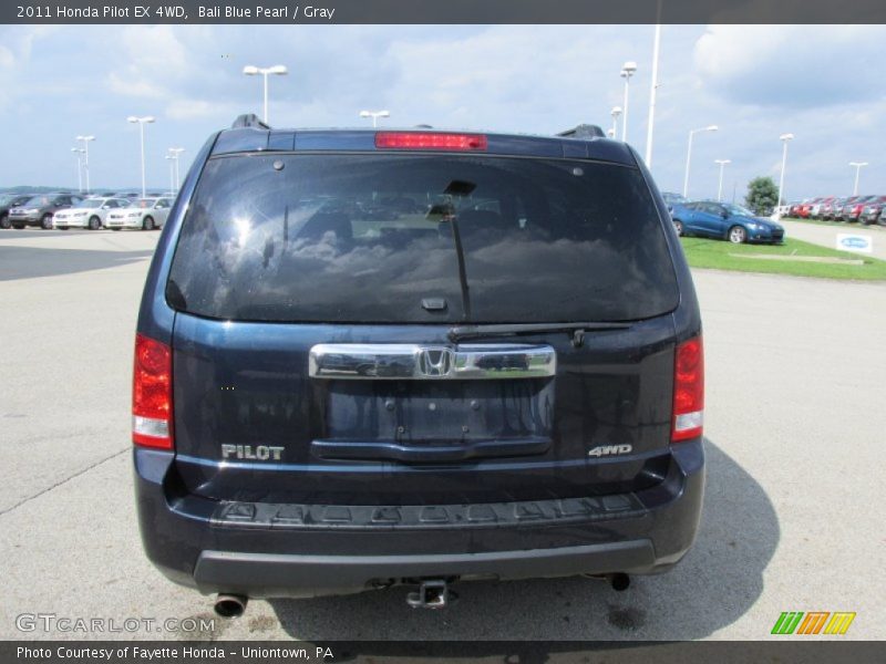 Bali Blue Pearl / Gray 2011 Honda Pilot EX 4WD