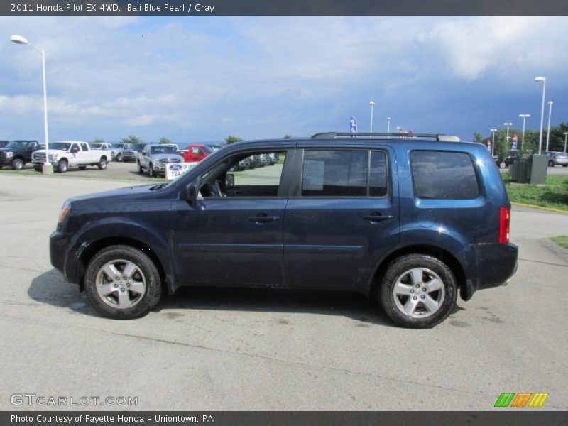 Bali Blue Pearl / Gray 2011 Honda Pilot EX 4WD
