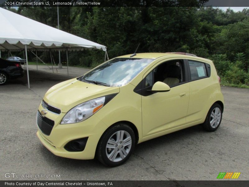 Lemonade / Yellow/Yellow 2014 Chevrolet Spark LS