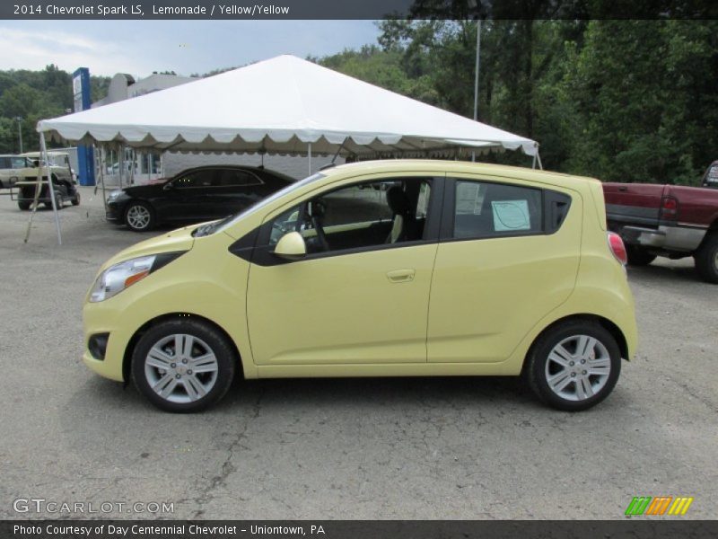 Lemonade / Yellow/Yellow 2014 Chevrolet Spark LS