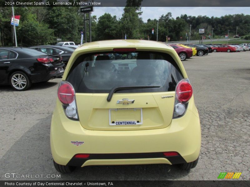 Lemonade / Yellow/Yellow 2014 Chevrolet Spark LS