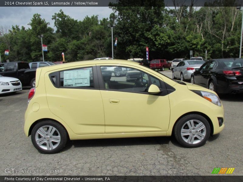 Lemonade / Yellow/Yellow 2014 Chevrolet Spark LS