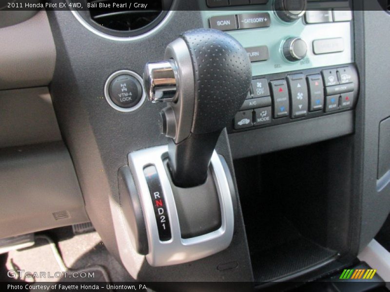 Bali Blue Pearl / Gray 2011 Honda Pilot EX 4WD