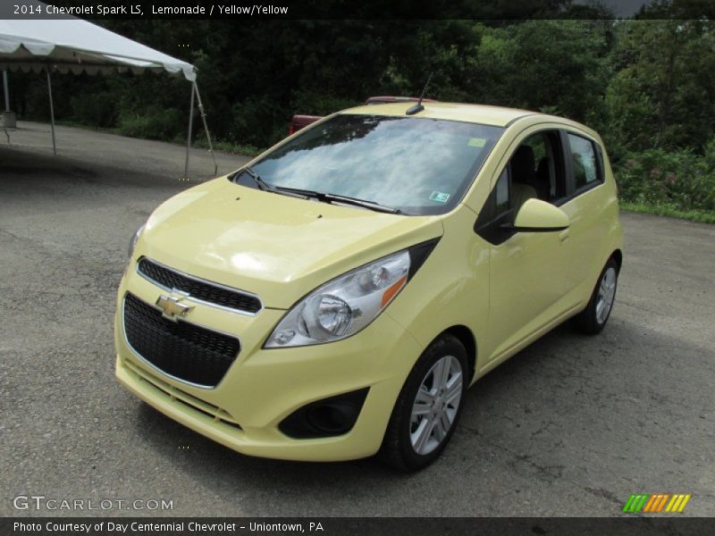 Lemonade / Yellow/Yellow 2014 Chevrolet Spark LS