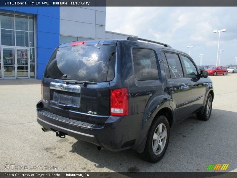 Bali Blue Pearl / Gray 2011 Honda Pilot EX 4WD