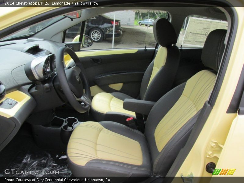 Lemonade / Yellow/Yellow 2014 Chevrolet Spark LS