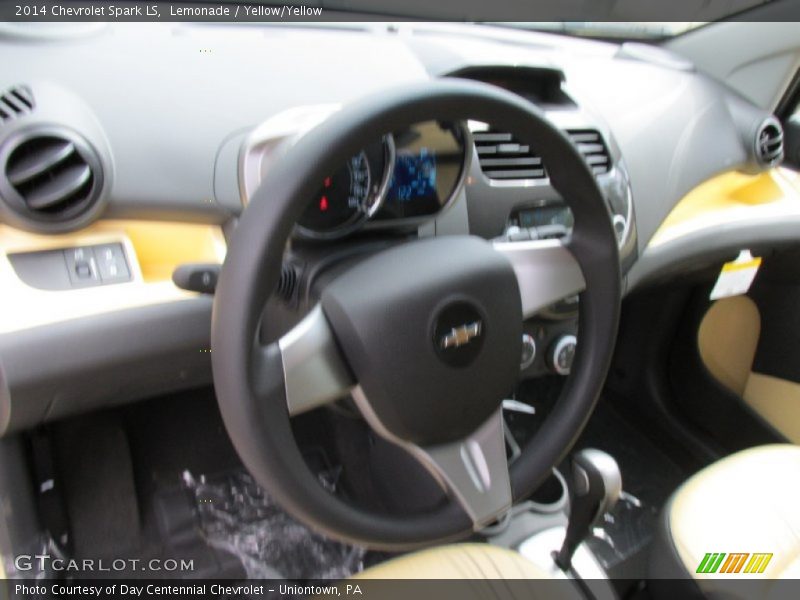 Lemonade / Yellow/Yellow 2014 Chevrolet Spark LS