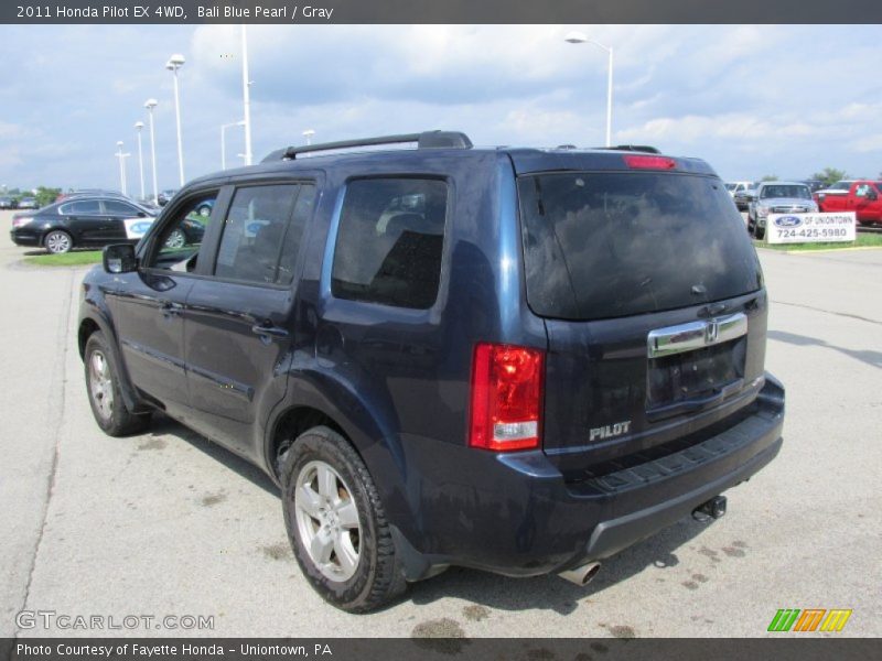 Bali Blue Pearl / Gray 2011 Honda Pilot EX 4WD