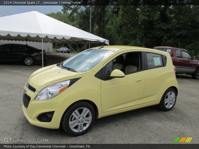 Lemonade / Yellow/Yellow 2014 Chevrolet Spark LT