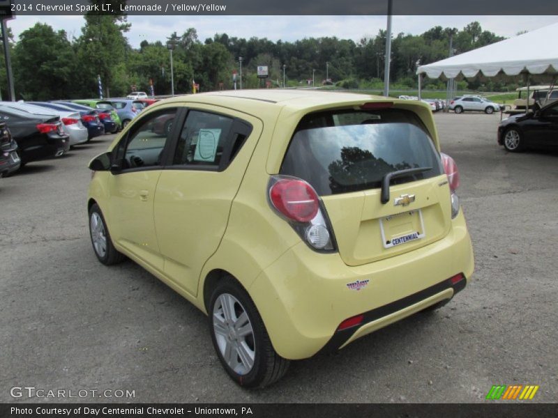 Lemonade / Yellow/Yellow 2014 Chevrolet Spark LT