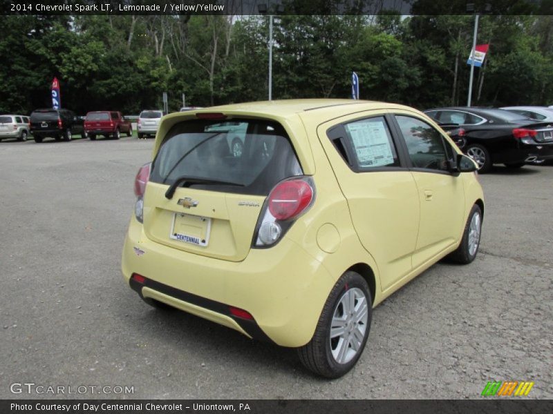 Lemonade / Yellow/Yellow 2014 Chevrolet Spark LT