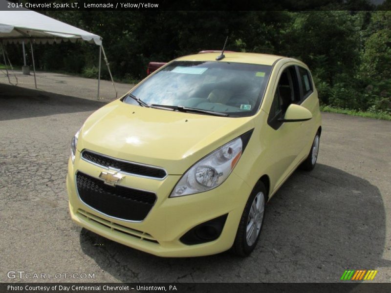Lemonade / Yellow/Yellow 2014 Chevrolet Spark LT
