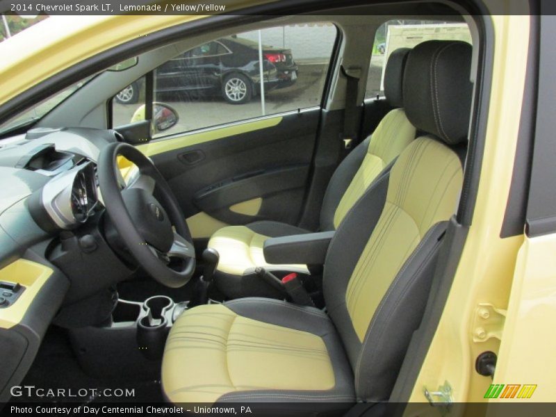 Front Seat of 2014 Spark LT