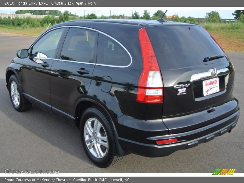 Crystal Black Pearl / Ivory 2010 Honda CR-V EX-L