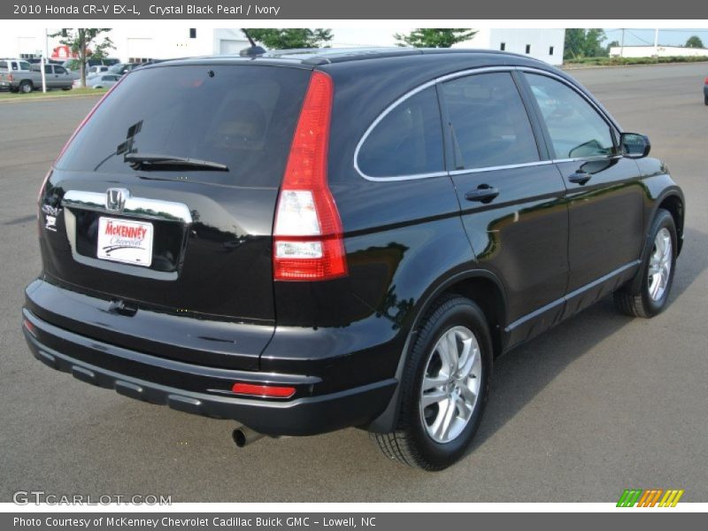Crystal Black Pearl / Ivory 2010 Honda CR-V EX-L