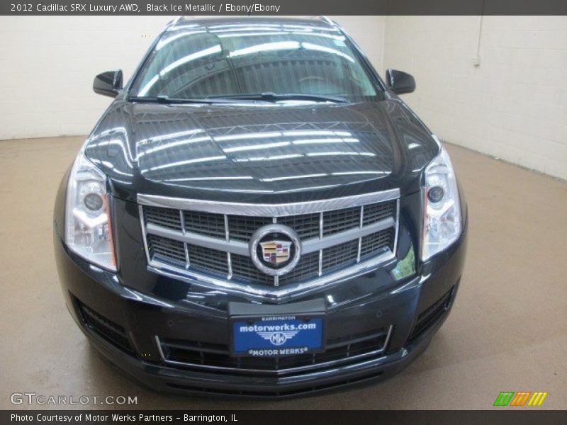 Black Ice Metallic / Ebony/Ebony 2012 Cadillac SRX Luxury AWD