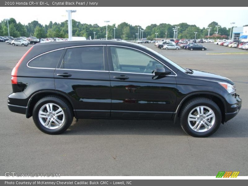 Crystal Black Pearl / Ivory 2010 Honda CR-V EX-L