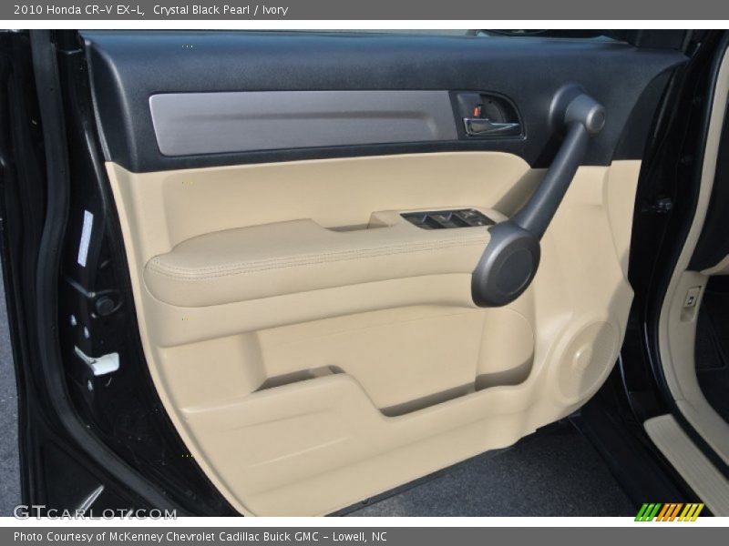 Crystal Black Pearl / Ivory 2010 Honda CR-V EX-L