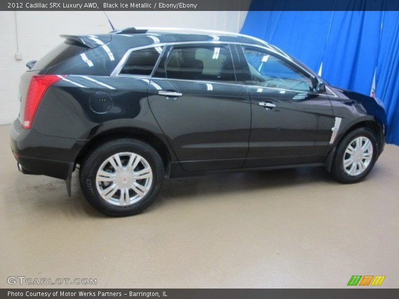 Black Ice Metallic / Ebony/Ebony 2012 Cadillac SRX Luxury AWD