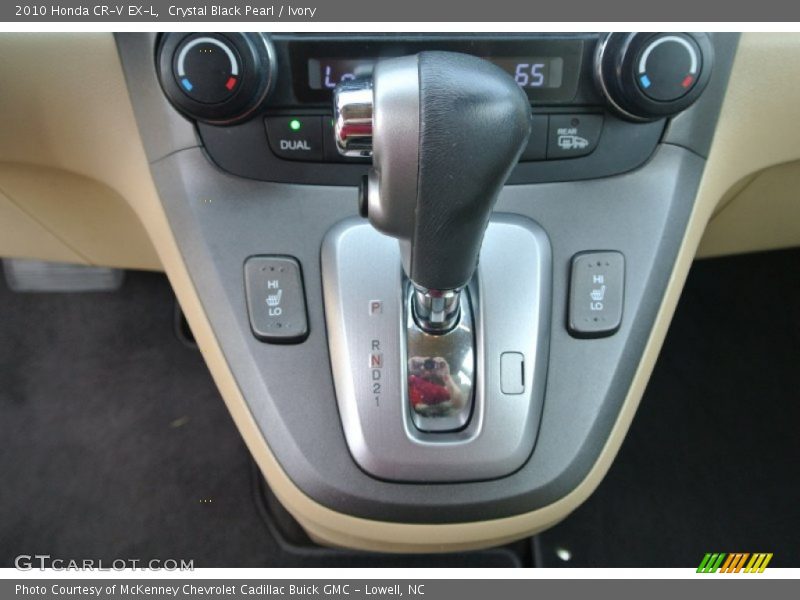 Crystal Black Pearl / Ivory 2010 Honda CR-V EX-L