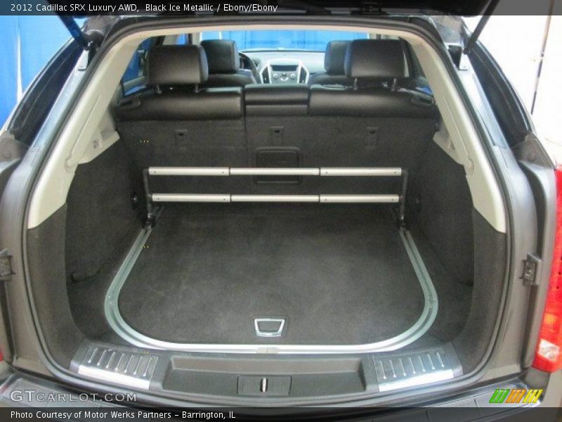 Black Ice Metallic / Ebony/Ebony 2012 Cadillac SRX Luxury AWD