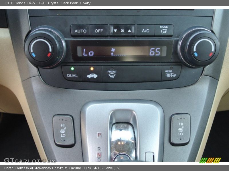 Crystal Black Pearl / Ivory 2010 Honda CR-V EX-L