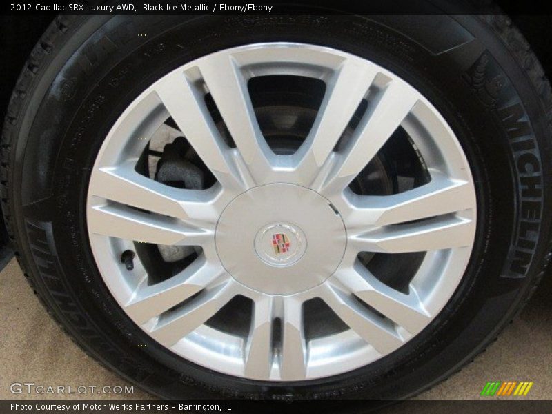 Black Ice Metallic / Ebony/Ebony 2012 Cadillac SRX Luxury AWD