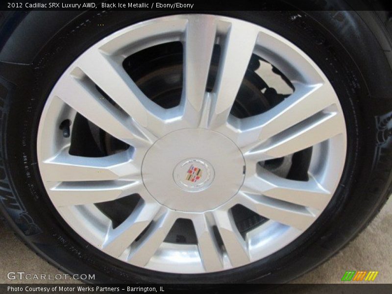 Black Ice Metallic / Ebony/Ebony 2012 Cadillac SRX Luxury AWD