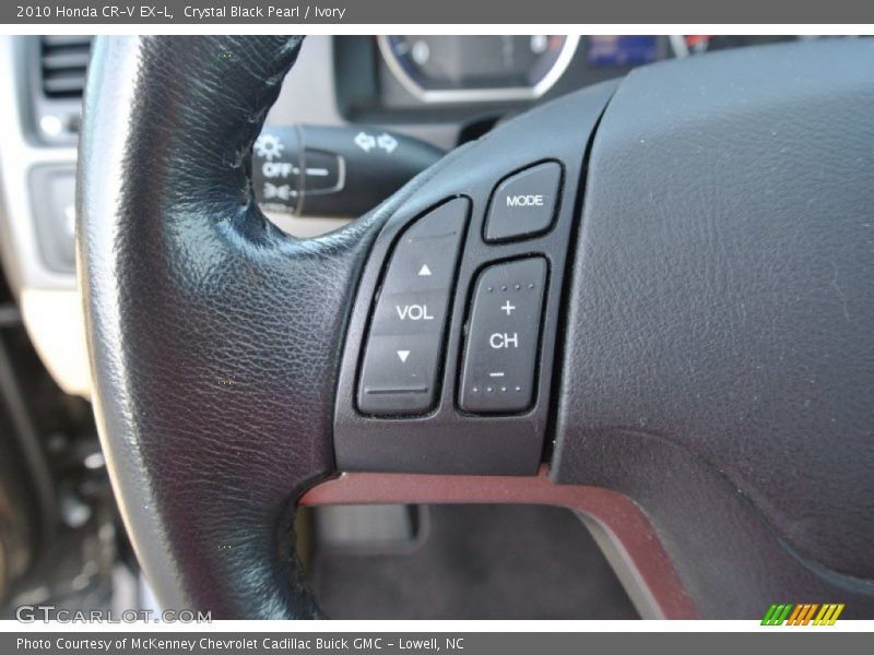 Crystal Black Pearl / Ivory 2010 Honda CR-V EX-L