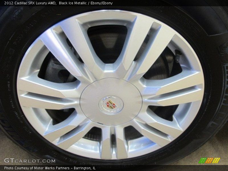 Black Ice Metallic / Ebony/Ebony 2012 Cadillac SRX Luxury AWD