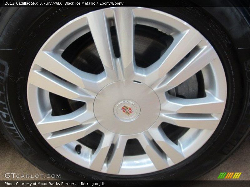 Black Ice Metallic / Ebony/Ebony 2012 Cadillac SRX Luxury AWD