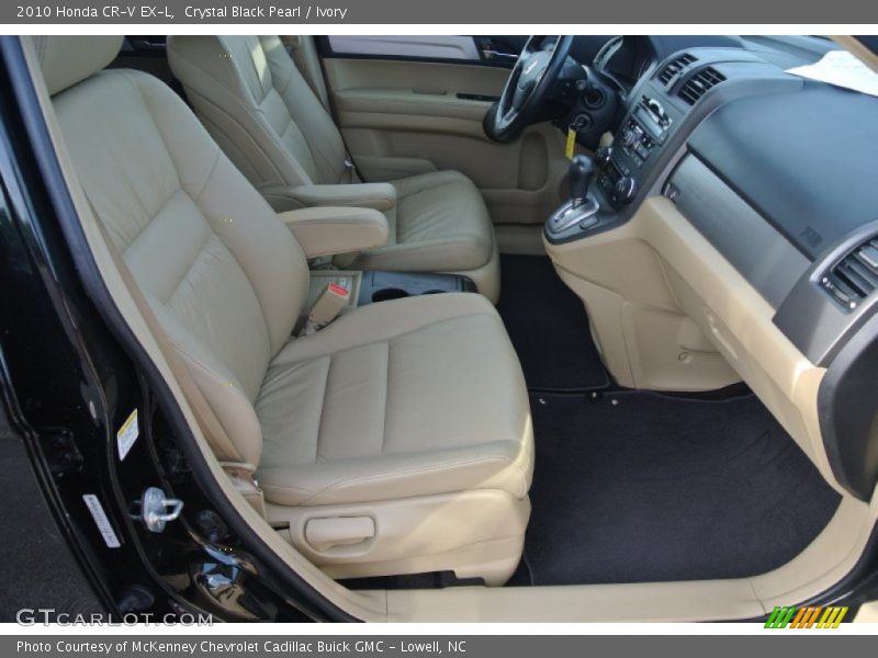 Crystal Black Pearl / Ivory 2010 Honda CR-V EX-L