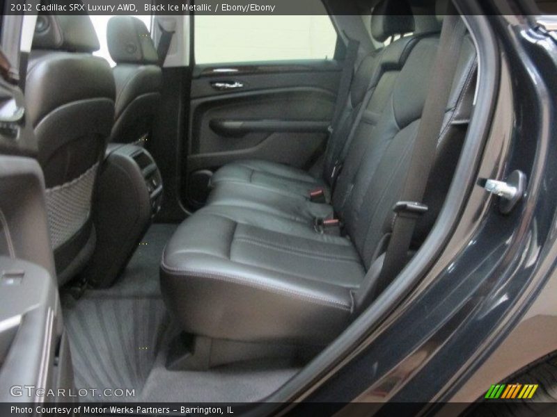 Black Ice Metallic / Ebony/Ebony 2012 Cadillac SRX Luxury AWD