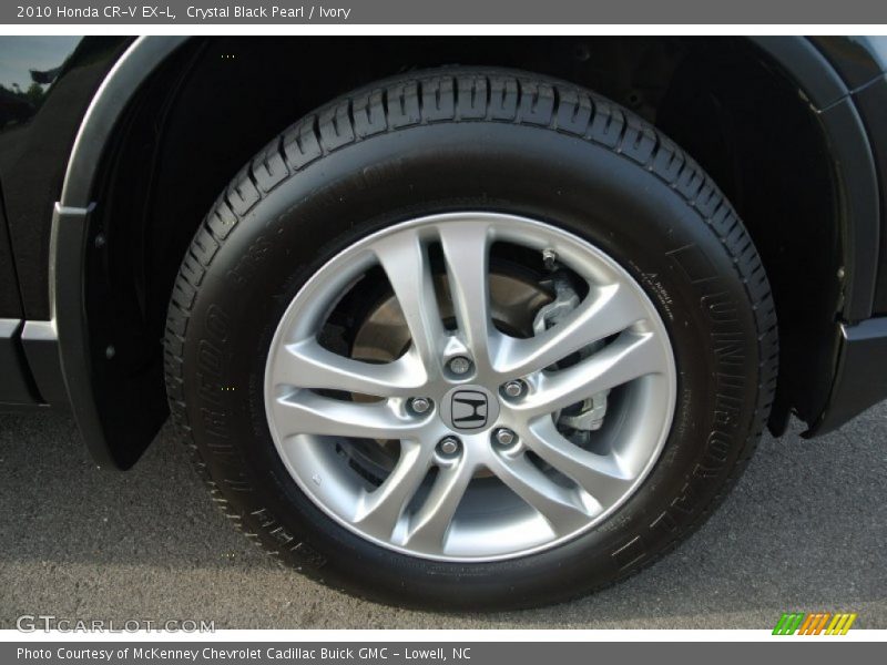 Crystal Black Pearl / Ivory 2010 Honda CR-V EX-L