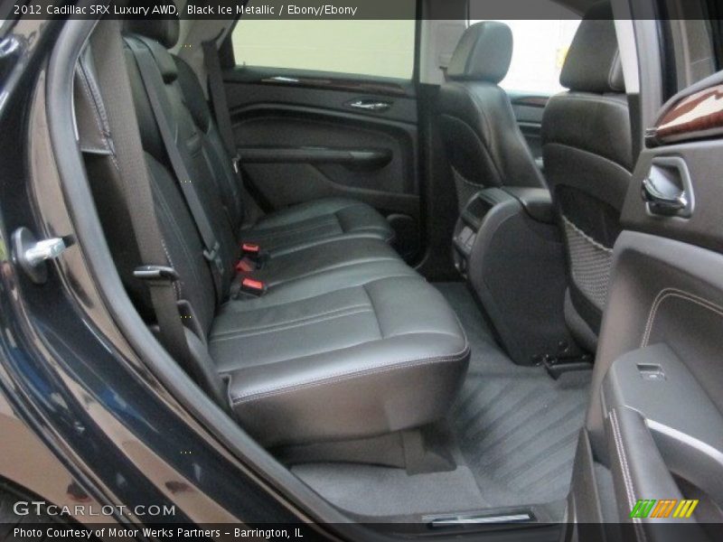 Black Ice Metallic / Ebony/Ebony 2012 Cadillac SRX Luxury AWD