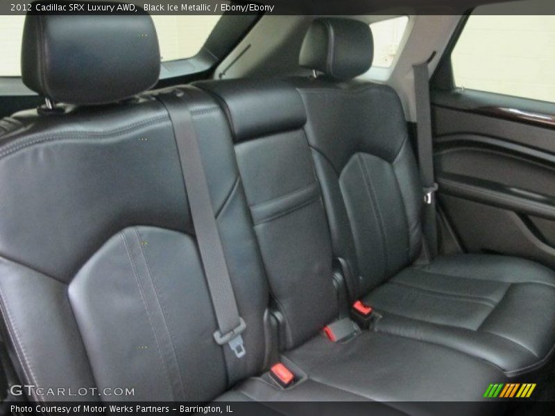 Black Ice Metallic / Ebony/Ebony 2012 Cadillac SRX Luxury AWD