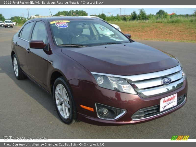 Bordeaux Reserve Metallic / Charcoal Black 2012 Ford Fusion SEL V6