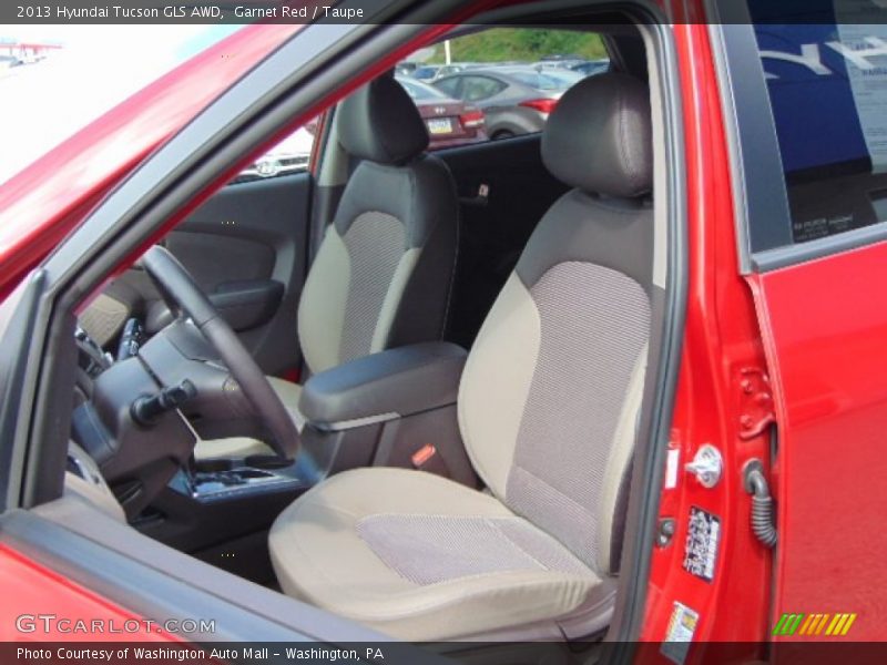Garnet Red / Taupe 2013 Hyundai Tucson GLS AWD